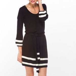 Lilly Pulitzer Connie Black Striped Sweater Dress